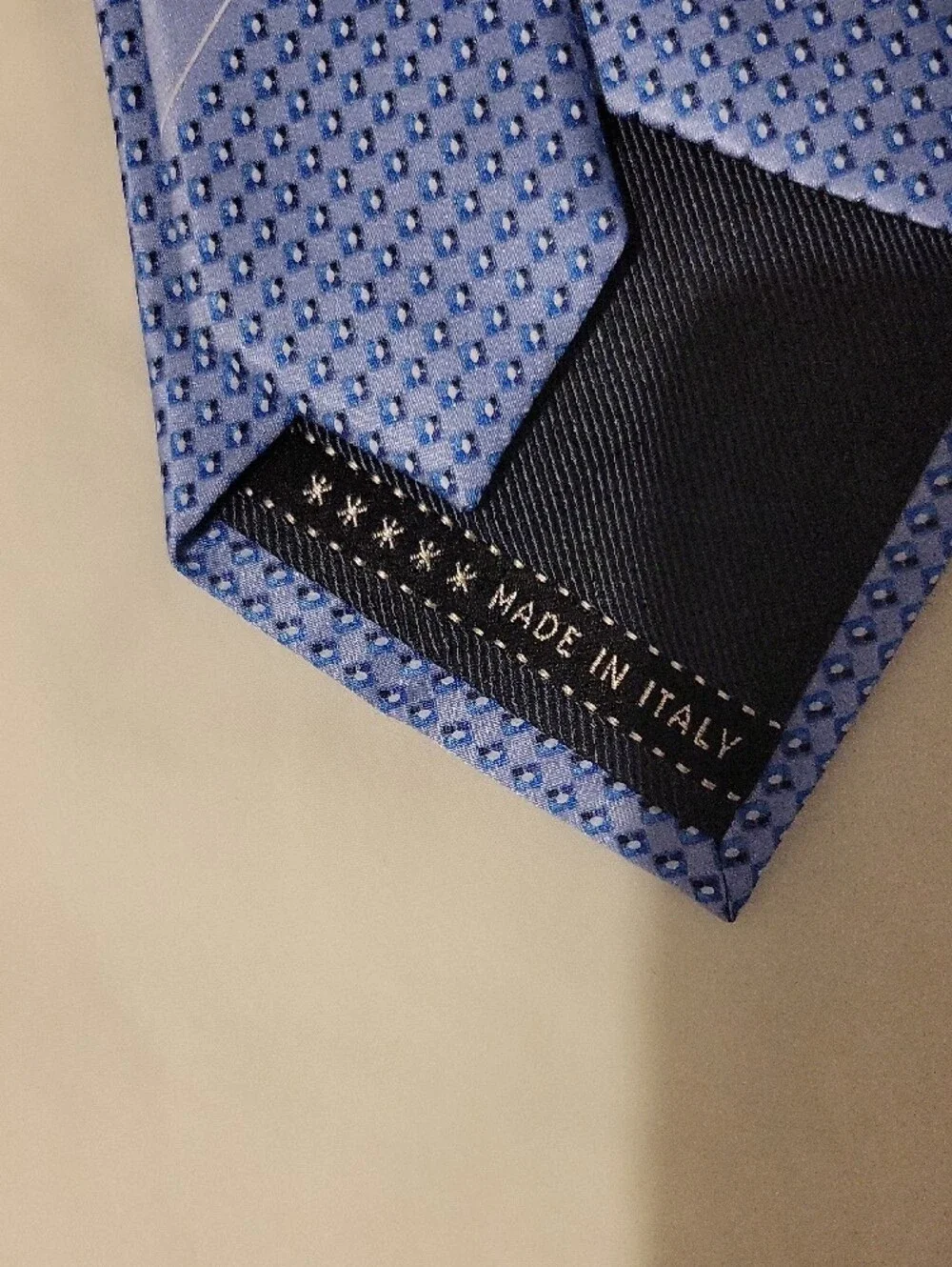 Ermenegildo Zegna Blue Textured Silk Tie